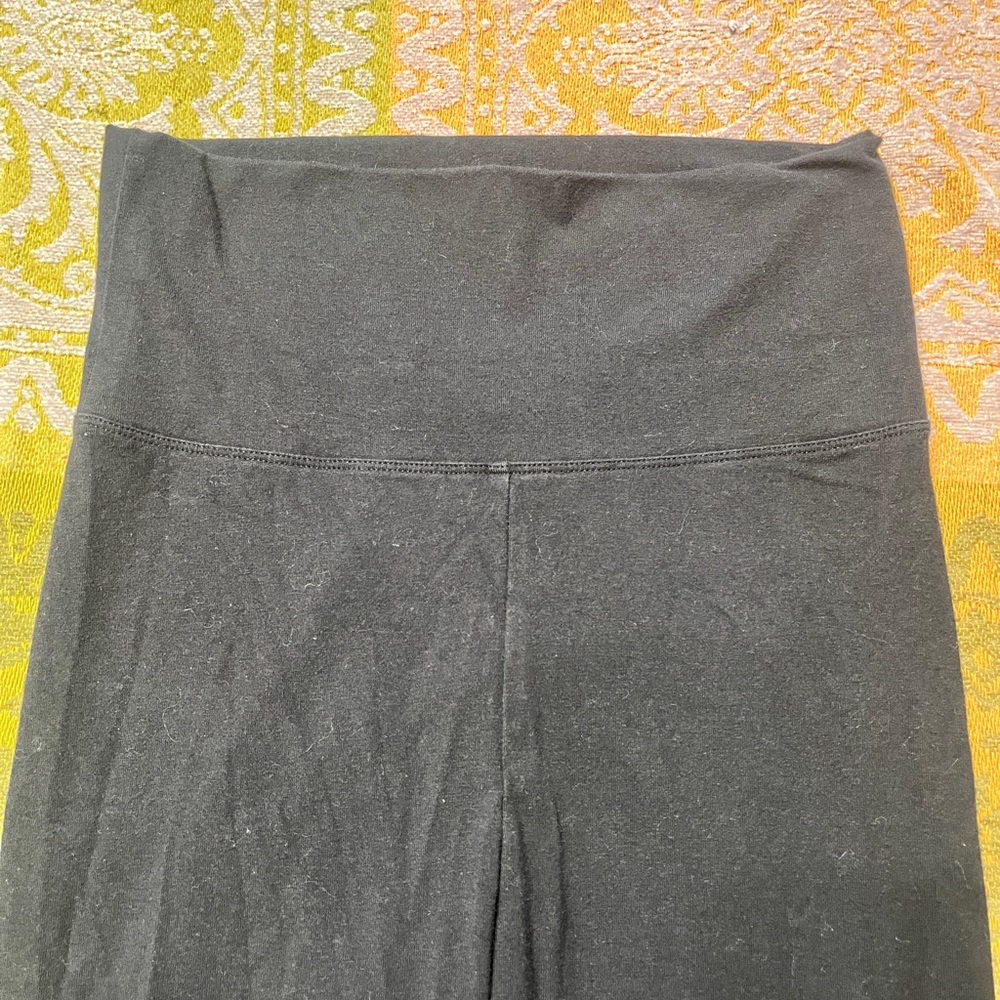 Victoria's Secret Black Foldover Leggings